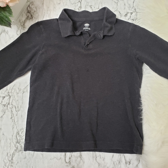 💕 Old Navy Long Sleeve Gray Pullover Shirt Sze Small - Picture 2 of 6